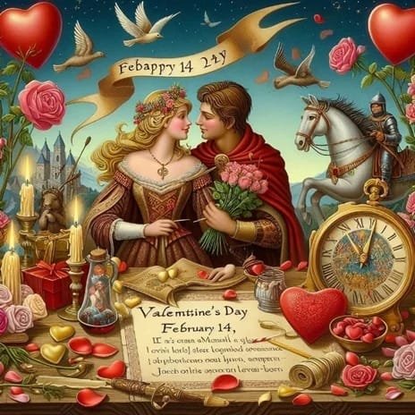Día De San Valentín En La Edad Media