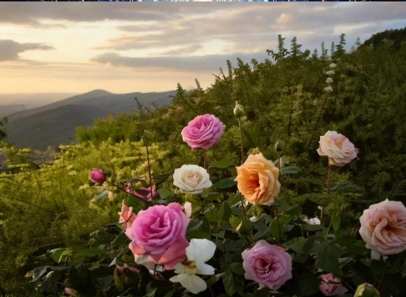 Rosas Flores Fauna Paisaje