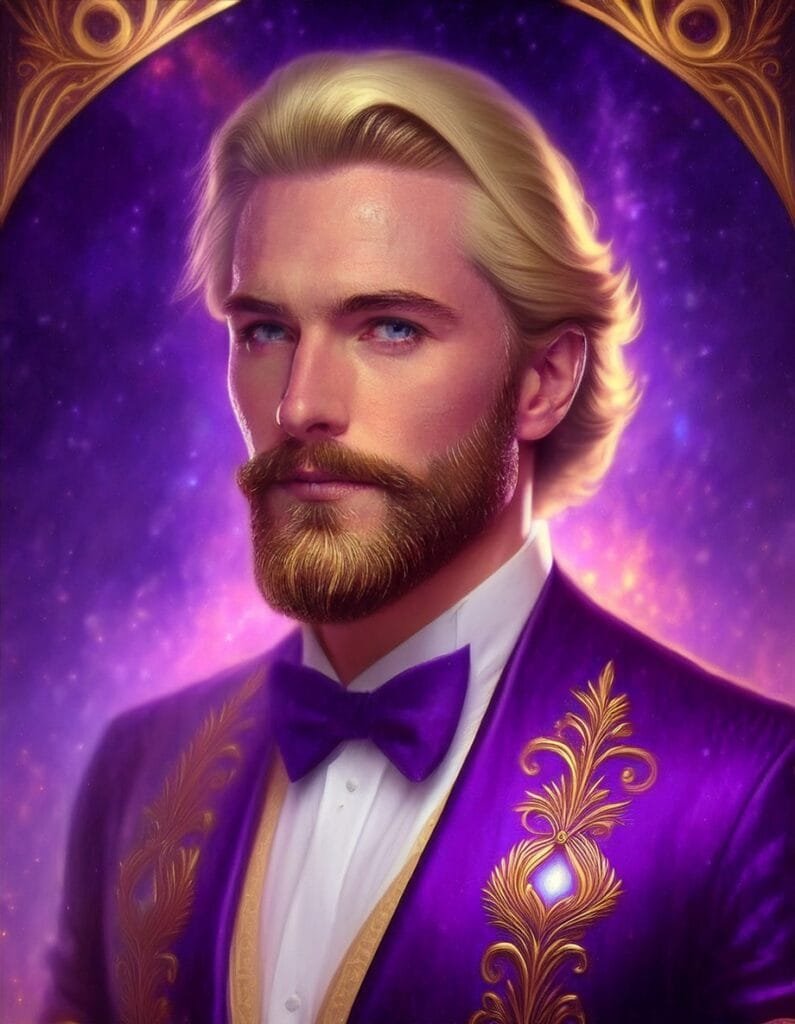 Saint Germain Llama Violeta