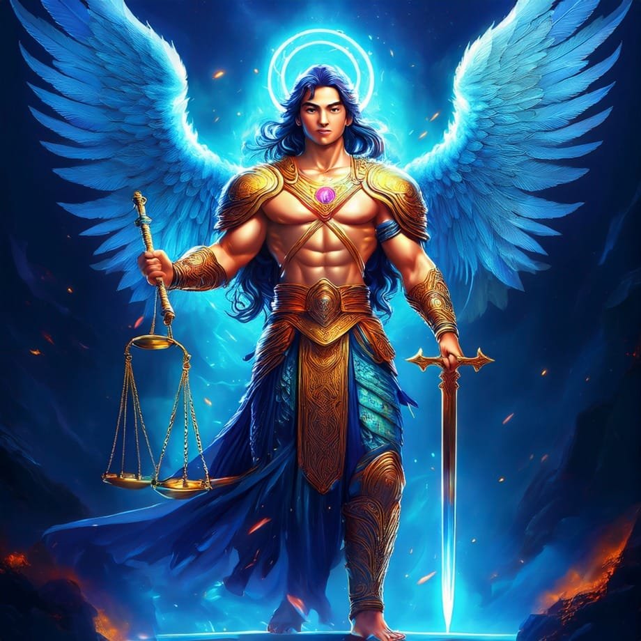Arcángel Miguel Rayo Azul