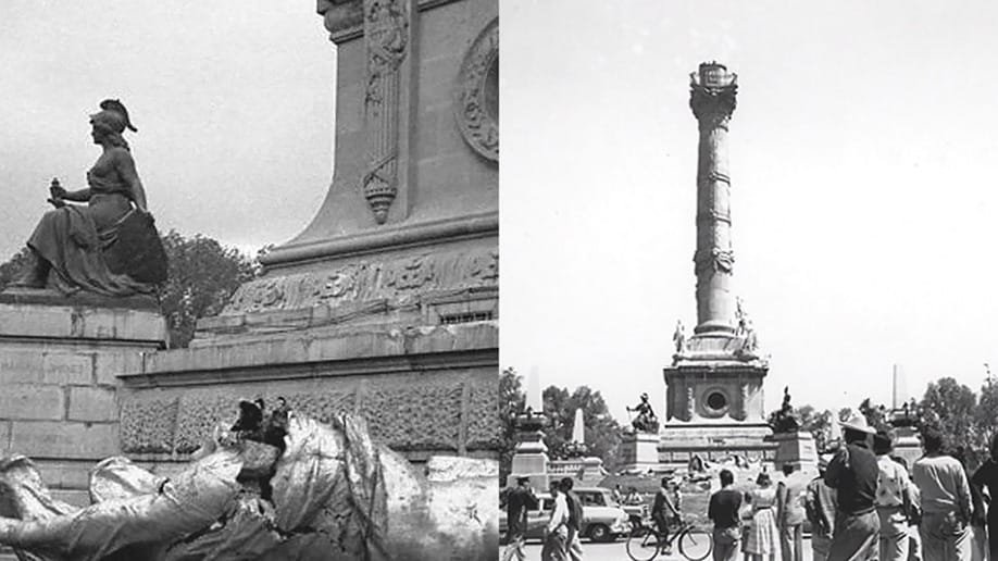 Terremoto Caída del Ángel de la Independencia